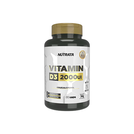 VITAMIN D3 2000UI NUTRATA - 60 CAPS