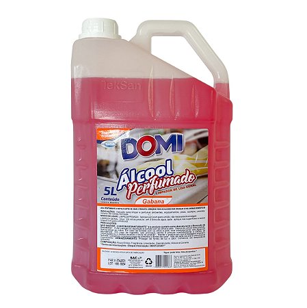 DOMI  ÁLCOOL  PERFUMADO  GABANA 5L