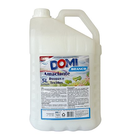 DOMI AMACIANTE BRANCO 5L