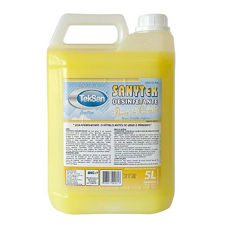 SANYTEK FLORES DO CAMPO 5L DESINFETANTE CONCENTRADO BACTERICIDA
