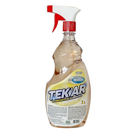 TEK'AR ODORIZANTE DOCE BAUNILHA 1L COM PULVERIZADOR
