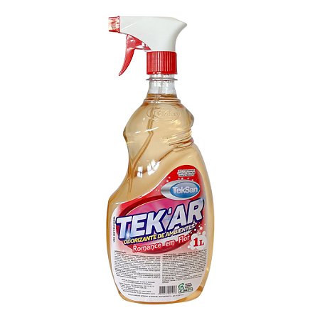 TEK'AR ODORIZANTE ROMANCE EM FLOR 1L COM PULVERIZADOR