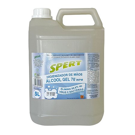 SPERT ÁLCOOL 70° INPM EM GEL IMPORTADO  5L