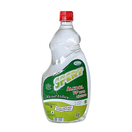 SPERT ÁLCOOL 70° INPM LÍQUIDO 1L REFIL