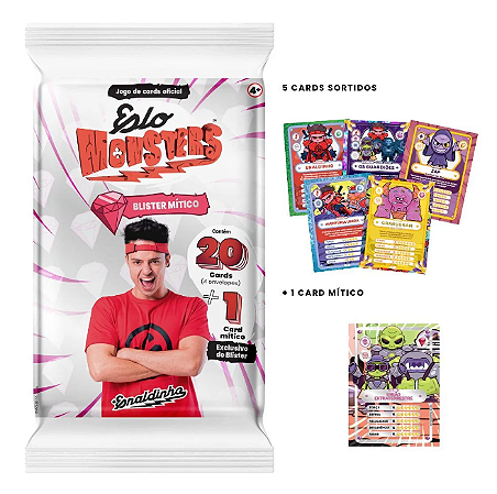 Blister Mítico Cards Enaldinho Elo Monsters, Pixel
