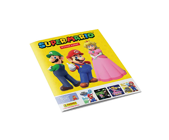 Album De Figurinhas Super Mario 2026 Capa Mole, Panini