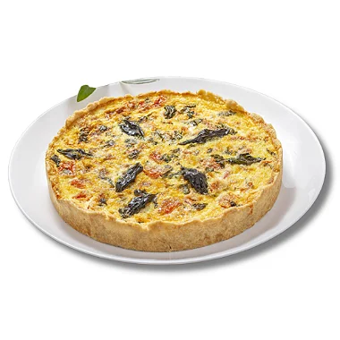 Quiche Tomates Frescos Com Manjericão