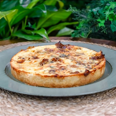 Quiche de Cebola Caramelada e Gorgonzola