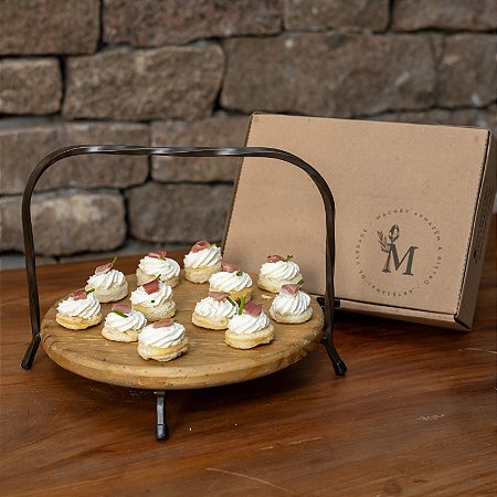 Canapé de Presunto Parma e Cream Cheese