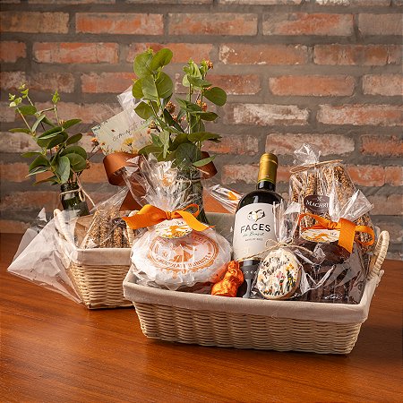 Cesta Oster Gold Páscoa