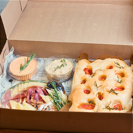 Box Disco de Frios e Focaccia