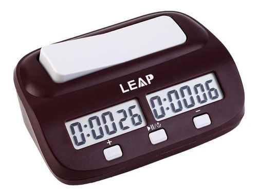 🏷️【Tudo Sobre】→ Relógio Digital de Xadrez Leap Pq9907S I-Go Count Up Down  Timer