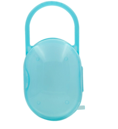 PORTA CHUPETA COM ALÇA BUBA AZUL
