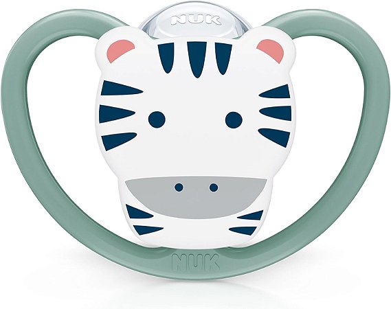 CHUPETA SPACE ZEBRA NUK TAMANHO 2 CINZA