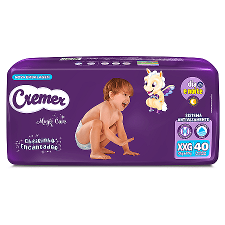 FRALDA CREMER MAGIC CARE HIPER XXG C/40 UNIDADES