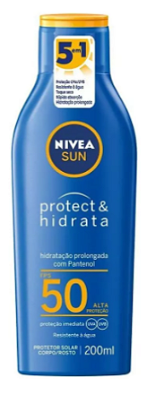 PROTETOR SOLAR NIVEA SUN PROTECT & HIDRATA FPS 50 200ML