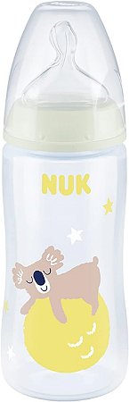 MAMADEIRA NUK ANTICÓLICA FIRST CHOICE NIGHT NEUTRA COALA BRILHA NO ESCURO 300ML