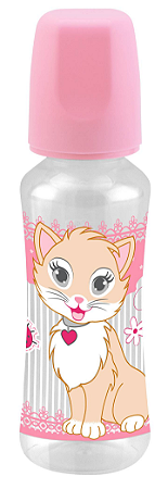 MAMADEIRA PETITA PREMIUM GATINHA ROSA 240ML