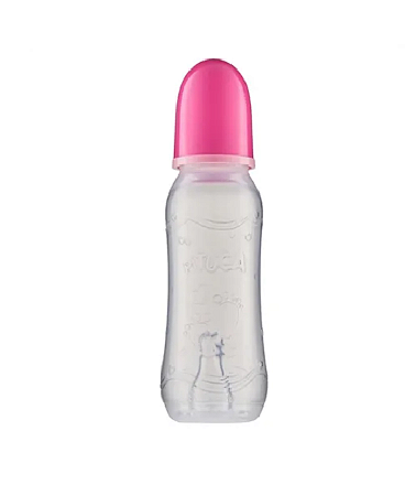 MAMADEIRA PITUCA SOFT BICO ORTODÔNTICO ROSA 240ML