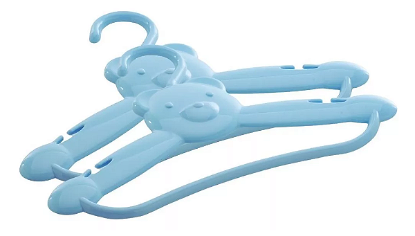 CABIDE ADOLETA BEBÊ INFANTIL URSO AZUL BEBÊ C/ 2 UNIDADES