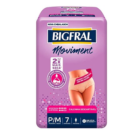 BIGFRAL ROUPA INTIMA MOVIMENT FEM PQ/MD 7UN