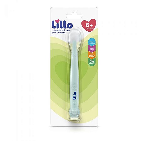 COLHER DE SILICONE COM VENTOSA LILLO
