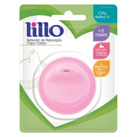 BICO BEBEDOR DE REPOSICAO COLORS DESIGN MESCLADO (ROSA) LILLO 6+
