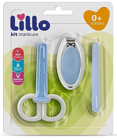 KIT MANICURE BABY LILLO - AZUL
