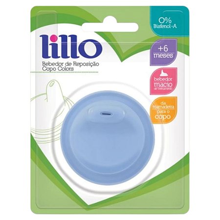 BICO BEBEDOR DE REPOSICAO COLORS DESIGN MESCLADO AZUL LILLO 6+