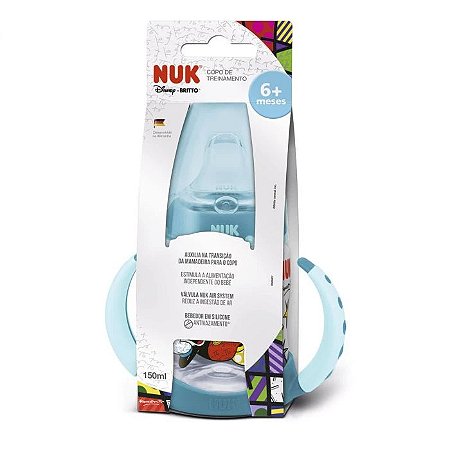 COPO DE TREINAMENTO NUK FIRST CHOICE DISNEY BY BRITTO 150ML 6+