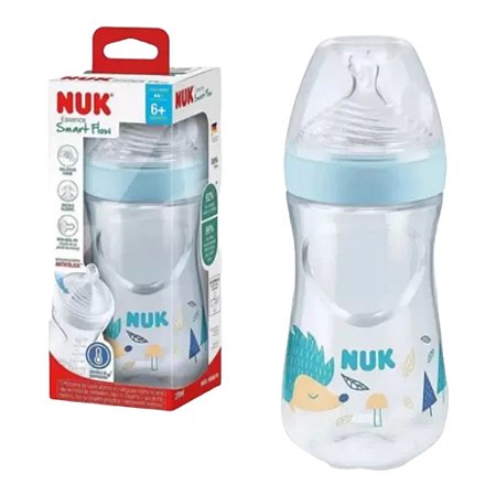 MAMADEIRA NUK ESSENCE CONTROLE TEMPERATURA SMART FLOW AZUL 6+