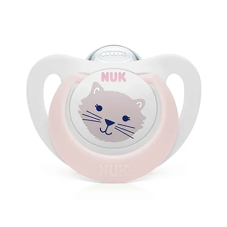 CHUPETA NUK STAR GIRL SILICONE 0+