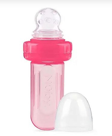 Alimentador De Silicone Rosa