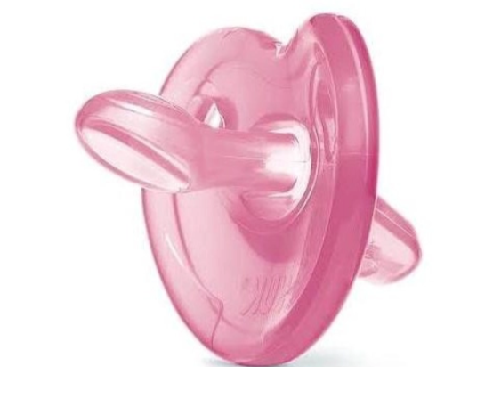 CHUPETA NUK SENSITIVE SOFT SILICONE TAMANHO 2 ROSA