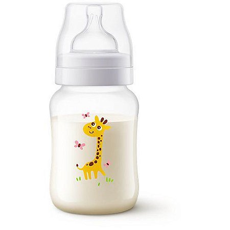 MAMADEIRA ANTI-COLIC CLÁSSICA GIRAFA AVENT 260ML