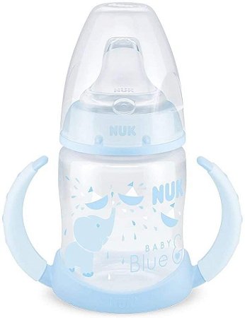 COPO TREINAMENTO ANTI VAZAMENTO FIRST CHOICE NUK ELEFANTE AZUL 150ML