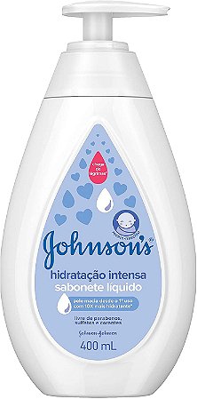 SABONETE JOHNSON'S BABY LÍQUIDO HIDRATAÇÃO INTENSA 400ML