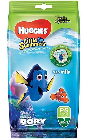 FRALDA HUGGIES LITTLE SWIMMERS P C/ 1 UNIDADE
