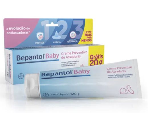 CREME PREVENTIVO CONTRA ASSADURAS BEPANTOL BABY 120G