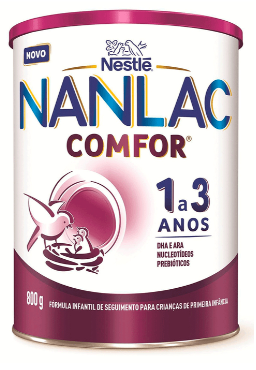 LEITE NANLAC COMFOR 1 A 3 ANOS 800g