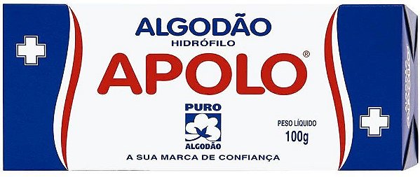 ALGODÃO HIDRÓFILO APOLO 100G