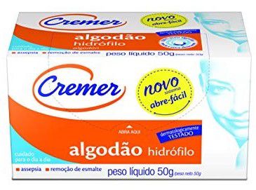 ALGODÃO HIDRÓFILO CREMER 50G