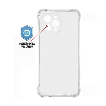 Capa iPhone 15 Pro Max - Silicone Antishock Transparente