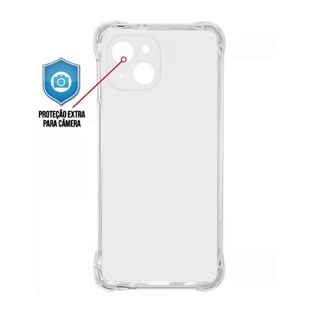 Capa iPhone 15 - Silicone Antishock Transparente