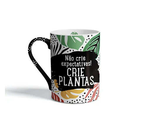 Caneca de Porcelana Jardim 370ml Uphome UD243