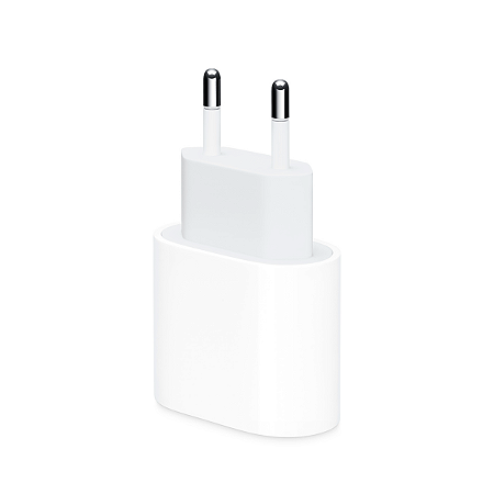 Carregador de Tomada USB-C 1 Saída 20W Bivolt Branco - Apple Original