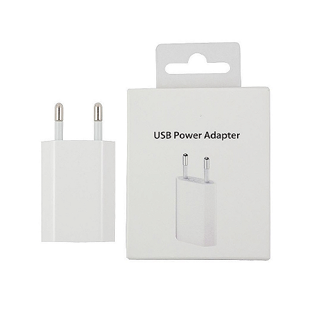 Carregador de Tomada USB 1 Saída 5W Power Adapter