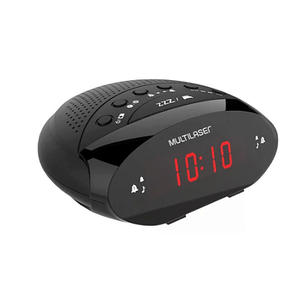 Rádio Relógio FM e Caixa de Som New 2 SP399 - Multilaser