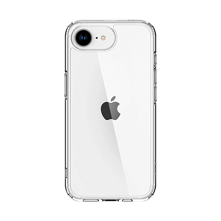 Capa iPhone 16E - Clear Case Transparente Cromada
