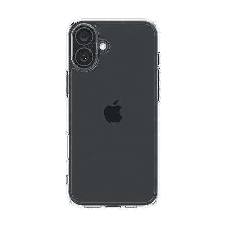 Capa iPhone 16 - Clear Case Transparente Cromada